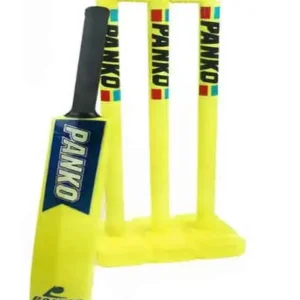 Panko Plastic Cricket Bat With Panko Stump Combo Sets Of 2 