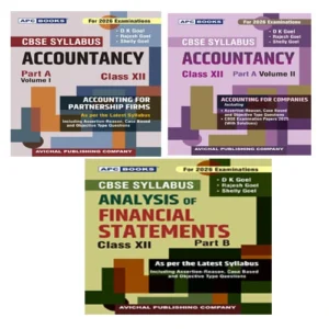 APC Class 12 Accountancy Part A And Part B Vol I And II Partnership Accounts CBSE 2026 Edition By D K Goel Rajesh Goel Shelly Goel