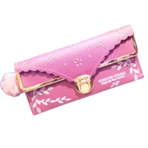 Forever Young Originally From Fashion Purse Short and Slim Women’s Fashion Wallets Forever Young Soft Touch Women's Wallet Women Pink And Light Purple Hand Bag 
