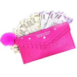 Wallet For Women Forever Young Purse Originally From Fashion Short and Slim Women’s Fashion Wallets Forever Young Soft Touch Women’s Wallet Women Pink And Brown Hand Bag 