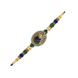 Rakhi for Brother Pack of 2 Designer Raksha Bandhan Rakhis with Roli Tilak Set for Boys