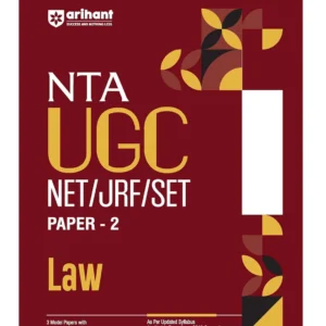 Arihant NTA UGC NET JRF SET PAPER 2 Law As per updated syllabus 3 Model Papers with latest solved papers Latest Solved Papers English Medium