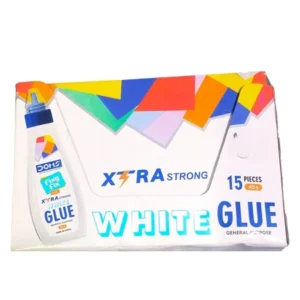 DOMS White Glue Fixy Fix Easy Xtra Strong Pack of 15 Units of 45Gm. Each Useful in DIY Art and Craft School Projects Can be used on multi-surface Non-Toxic