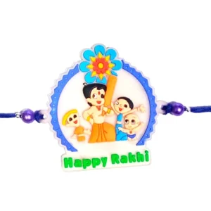 Chhota Bheem Kids Rakhi Combo Cartoon Character Rakhi for Boys with Indian Flag Design Chhota Bheem and Friends Rakhi for Children Designer Rakhi Gift for Rakhi Festival 2025